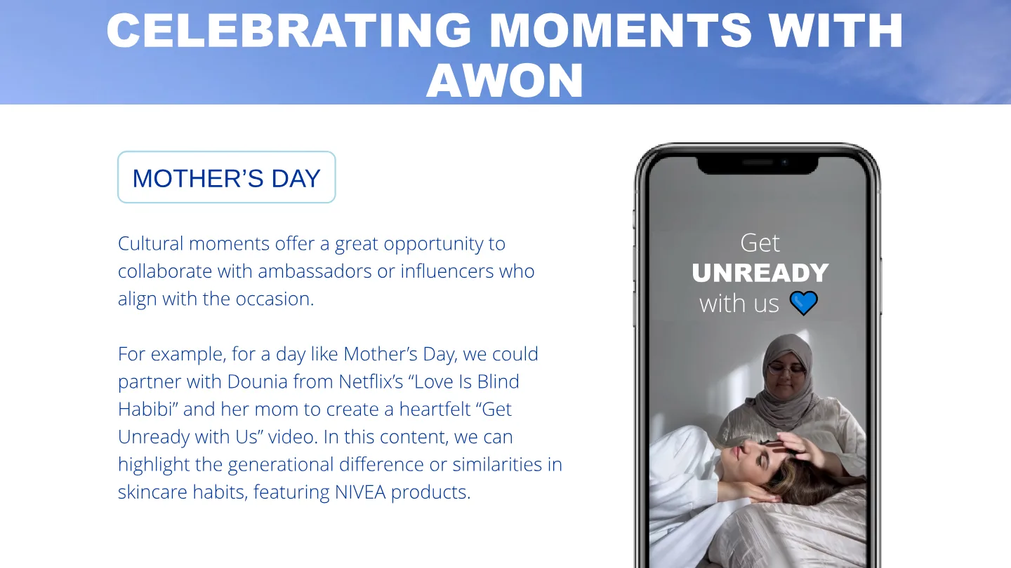 Get Unready With Us: a Mother’s Day concept with a creator and her mother.